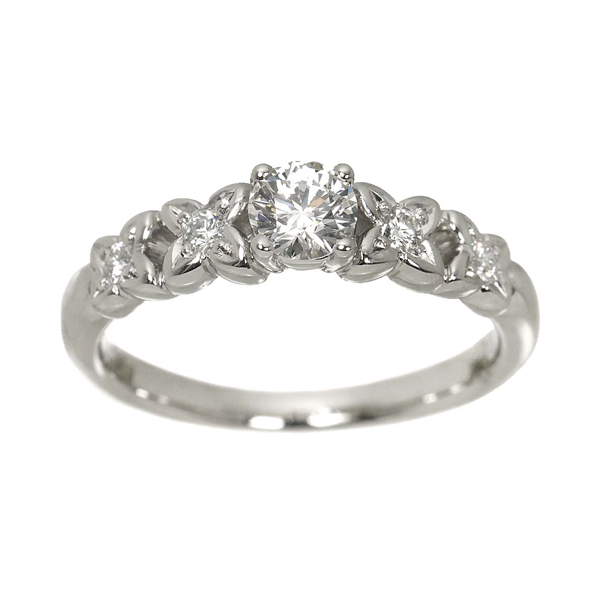 Diamond 0.231ct Ring Pt Platinum size3.75(US)