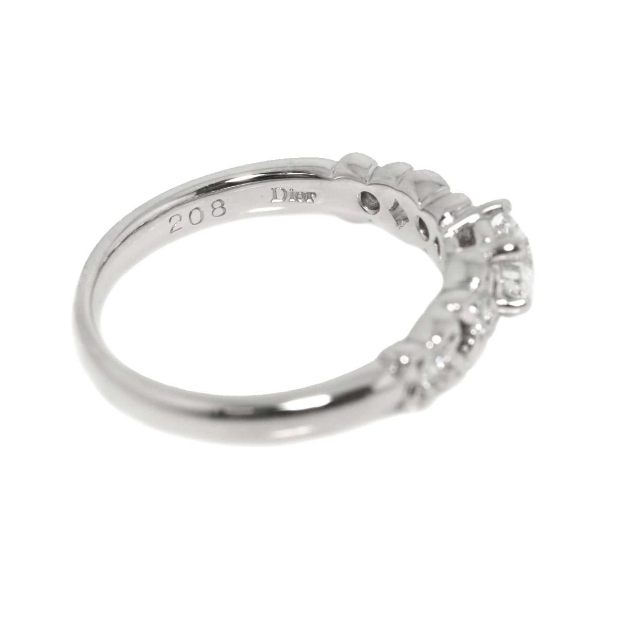 Diamond 0.231ct Ring Pt Platinum size3.75(US)