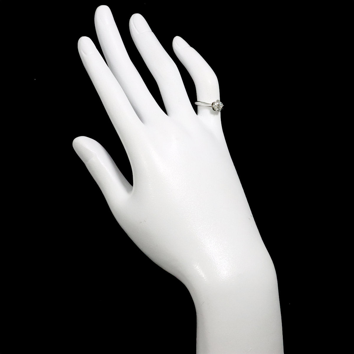 Camellia Diamond 0.33ct F/VVS2/3EX Ring Pt size47 4(US)