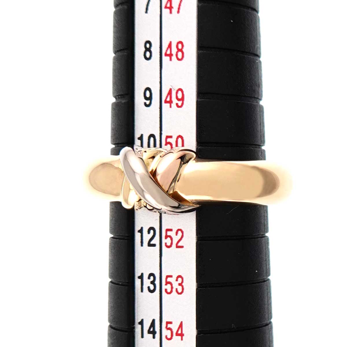 Thread Trinity Ring 18K YG WG PG 750 Size51 5.5-5.75(US)