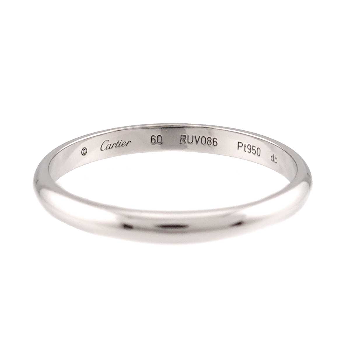Classic Ring Platinum Size60 8.75-9(US)