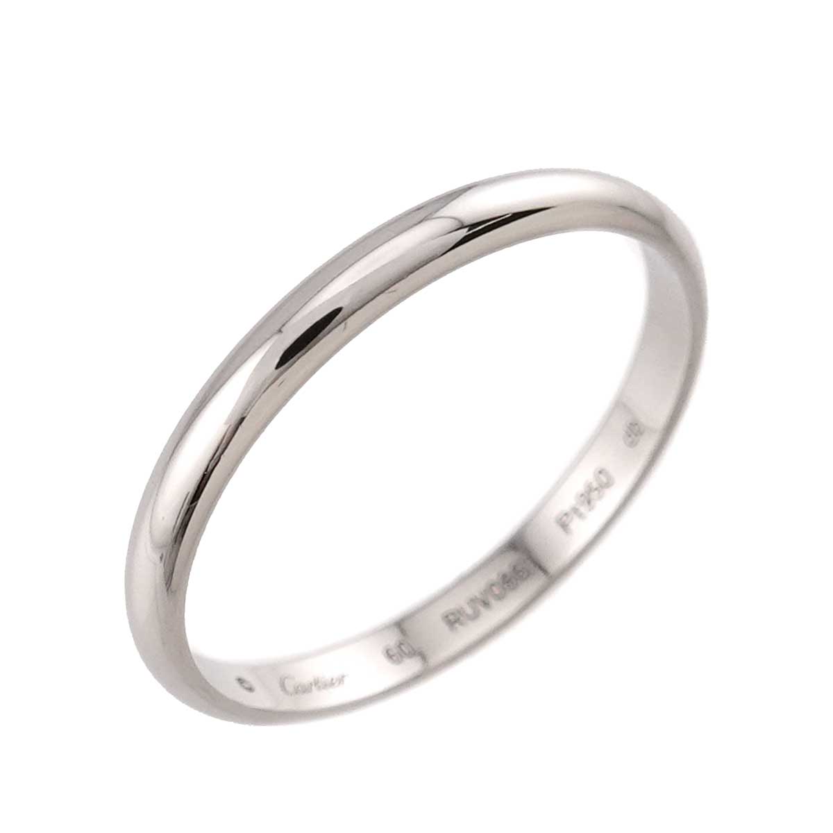 Classic Ring Platinum Size60 8.75-9(US)