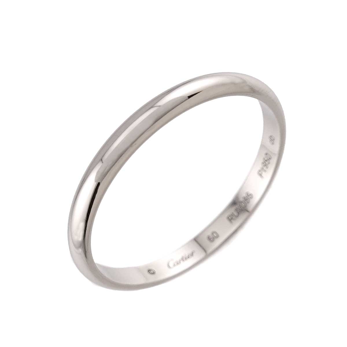 Classic Ring Platinum Size60 8.75-9(US)