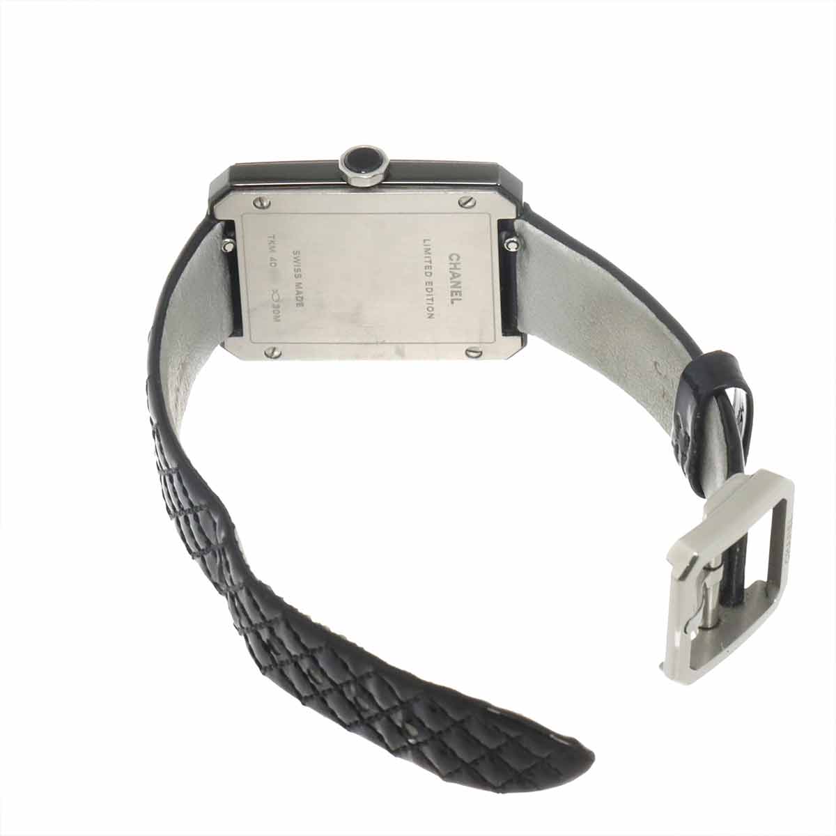 Boy Friend cyber data H7946 Diamond Quartz Black Dial Watch