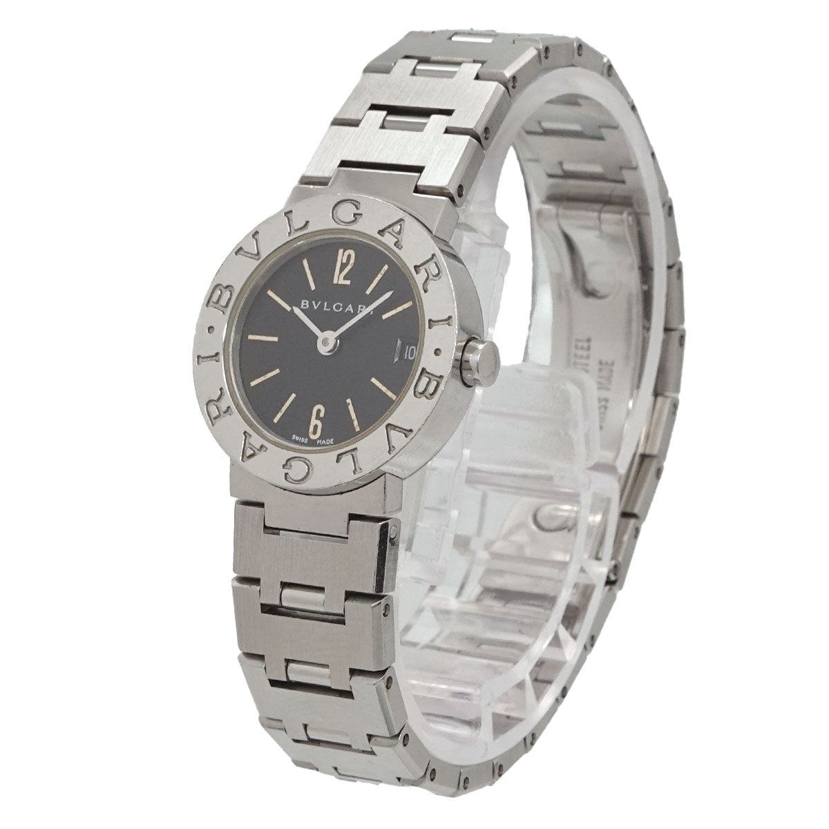 BVLGARIBVLGARI BB23SS Quartz Black Dial Ladies Watch