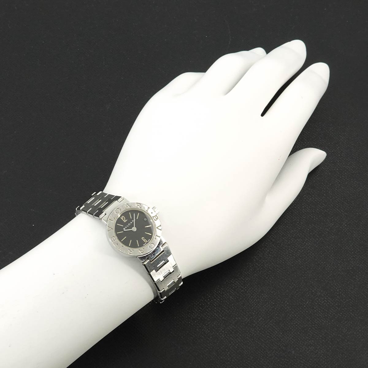 BVLGARIBVLGARI BB23SS Quartz Black Dial Ladies Watch