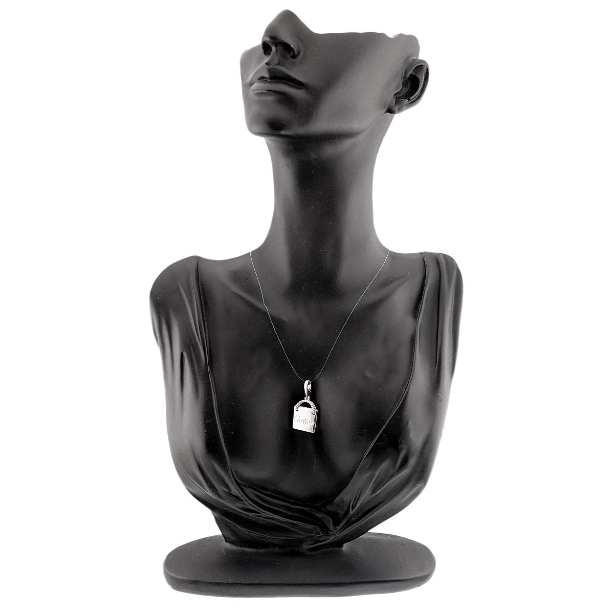 Bag motif Charm Pendant Top 18K White Gold 750 90324567