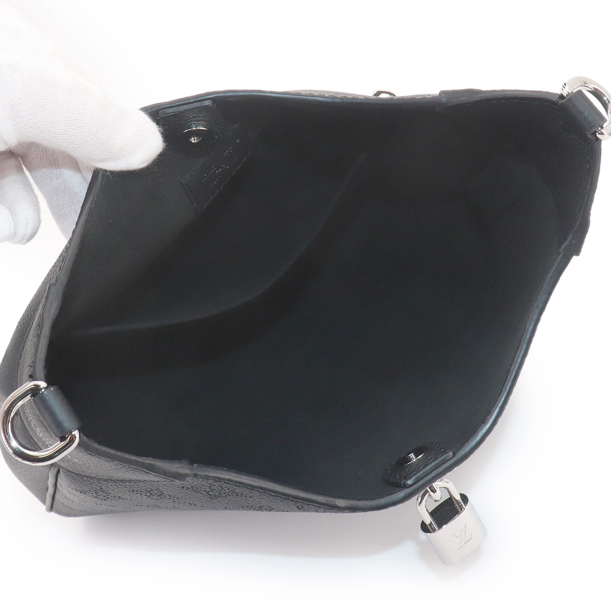Mahina All Around MM Shoulder Bag Leather Noir M14618