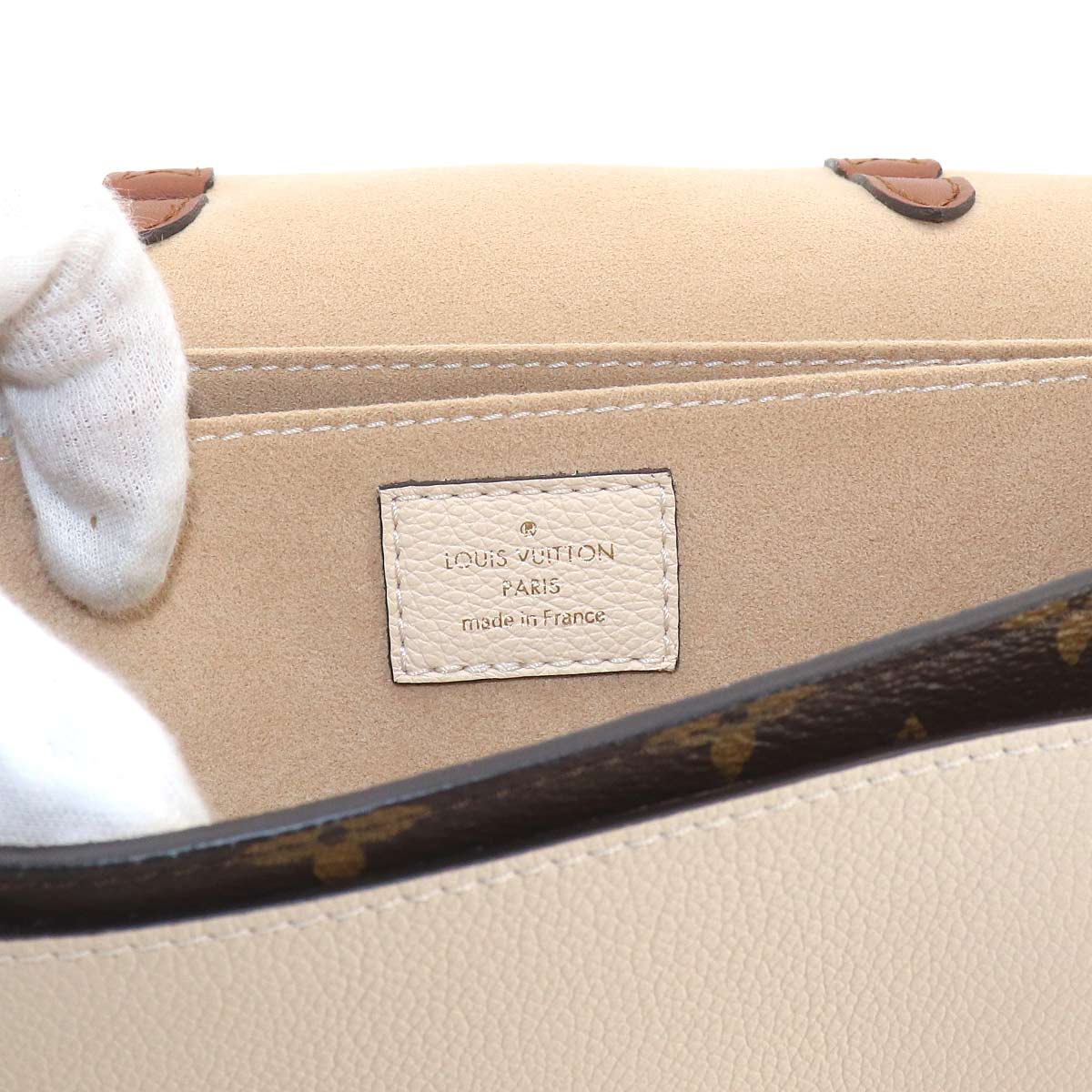 Monogram Vaugirard PM Handbag Shoulder Bag Creme M44353