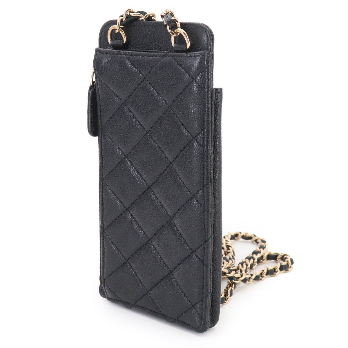 Matelasse Classic Phone Case Shoulder Bag Leather AP0990 Purse