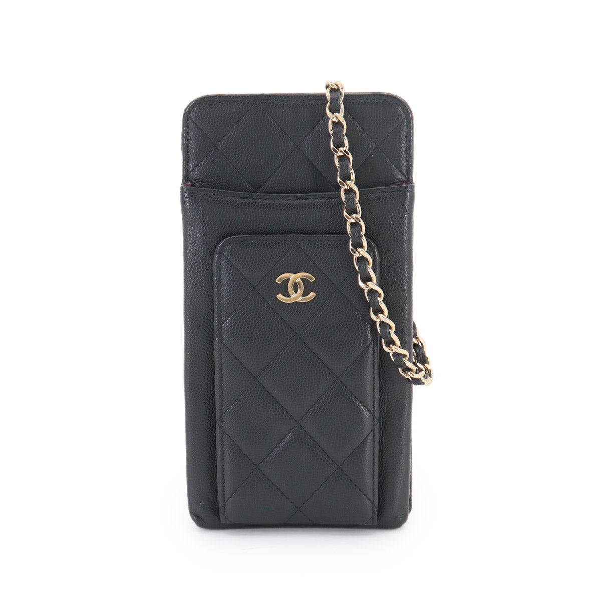 Matelasse Classic Phone Case Shoulder Bag Leather AP0990 Purse
