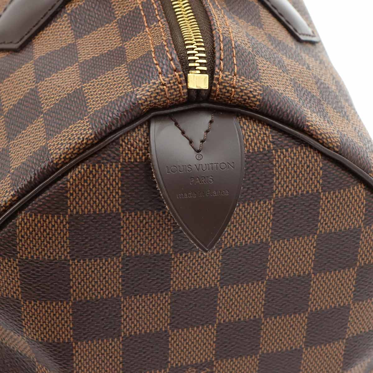 Damier Speedy 30 Hand Bag Ebene N41364 Brown Purse