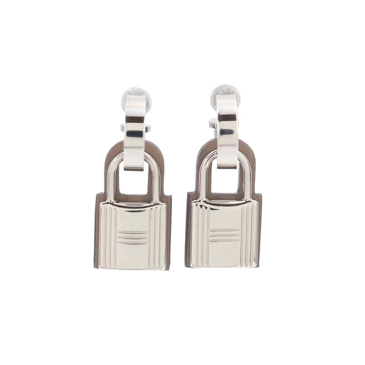 O'Kelly Earrings Swift Etoupe Silver Cadena motif