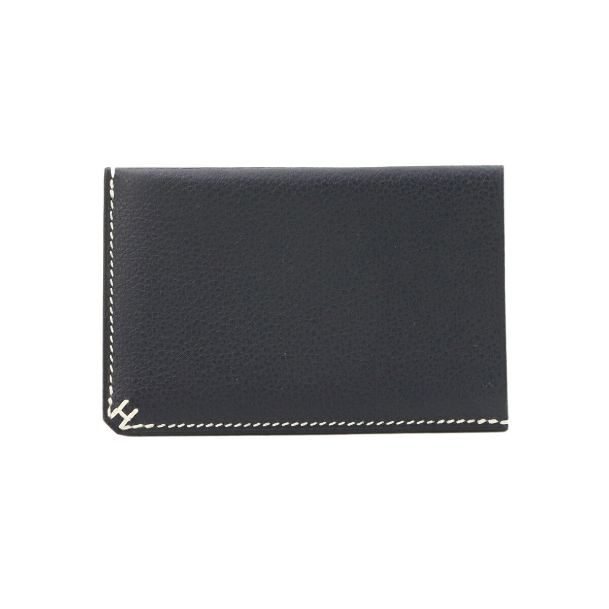 H Sellier Card Case Evercolor Bleu Nuit