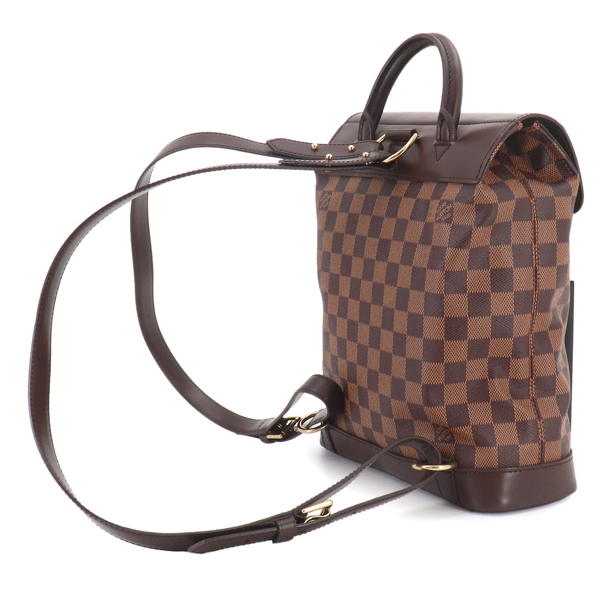Damier Soho Backpack Ebene Brown N51132 Purse