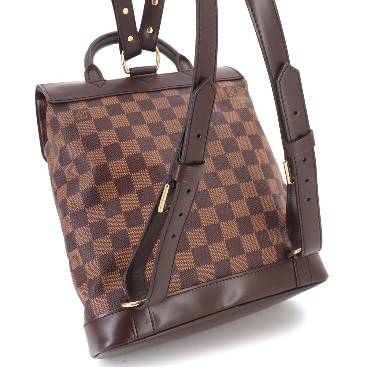 Damier Soho Backpack Ebene Brown N51132 Purse
