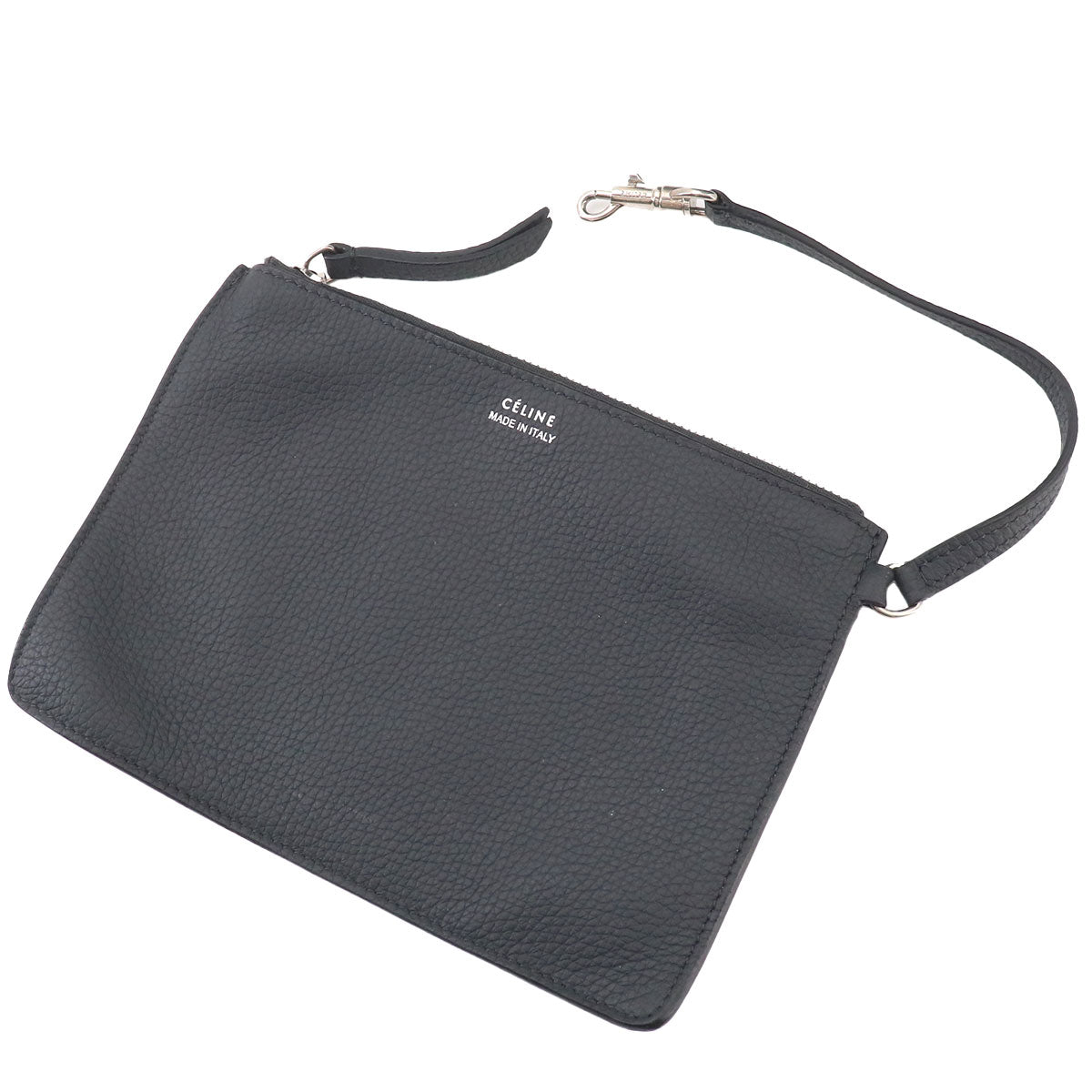 Big Bag Nano Bucket Hand Bag Leather Gray