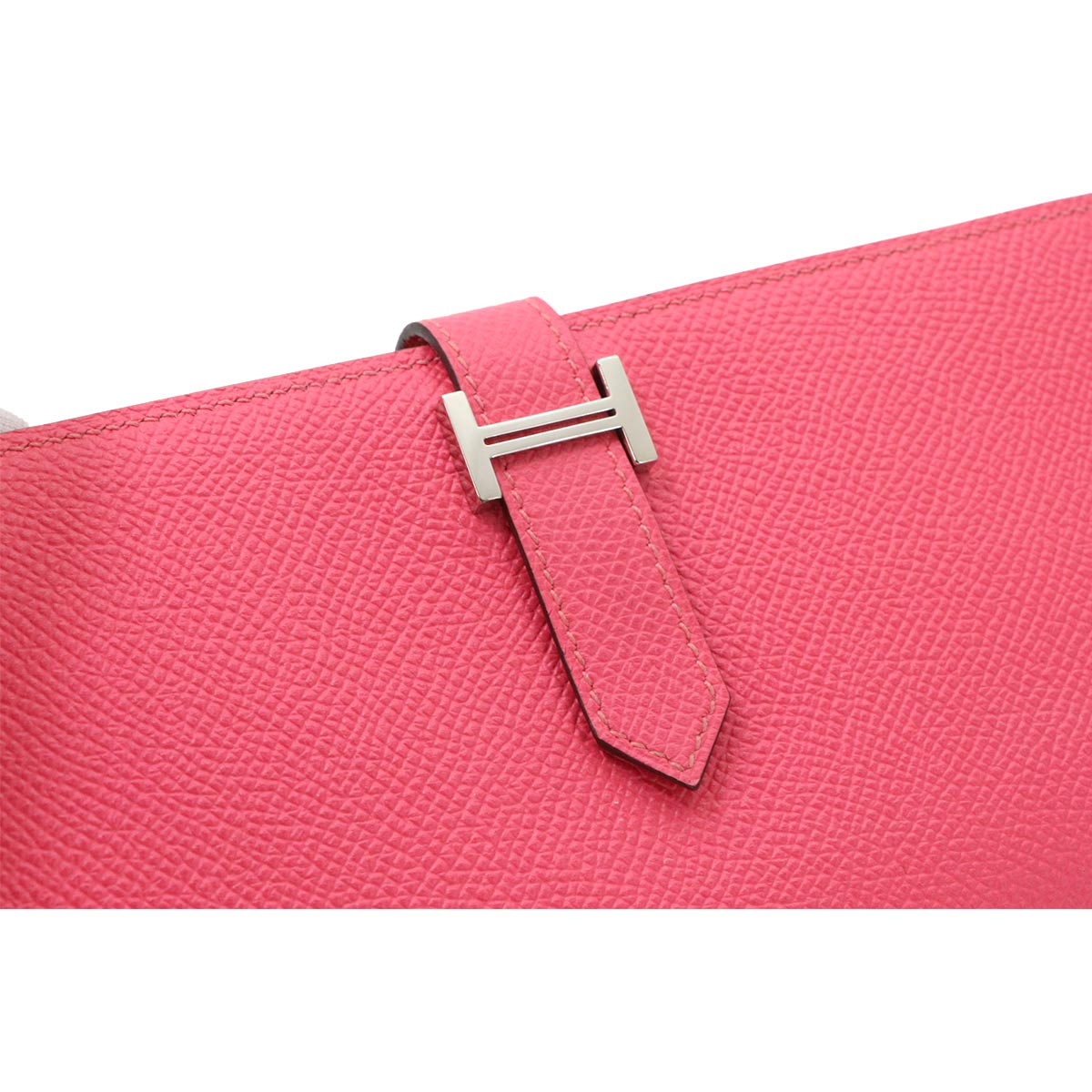 Bearn Souffle Long Wallet Veau Epsom Rose Azalee Purse