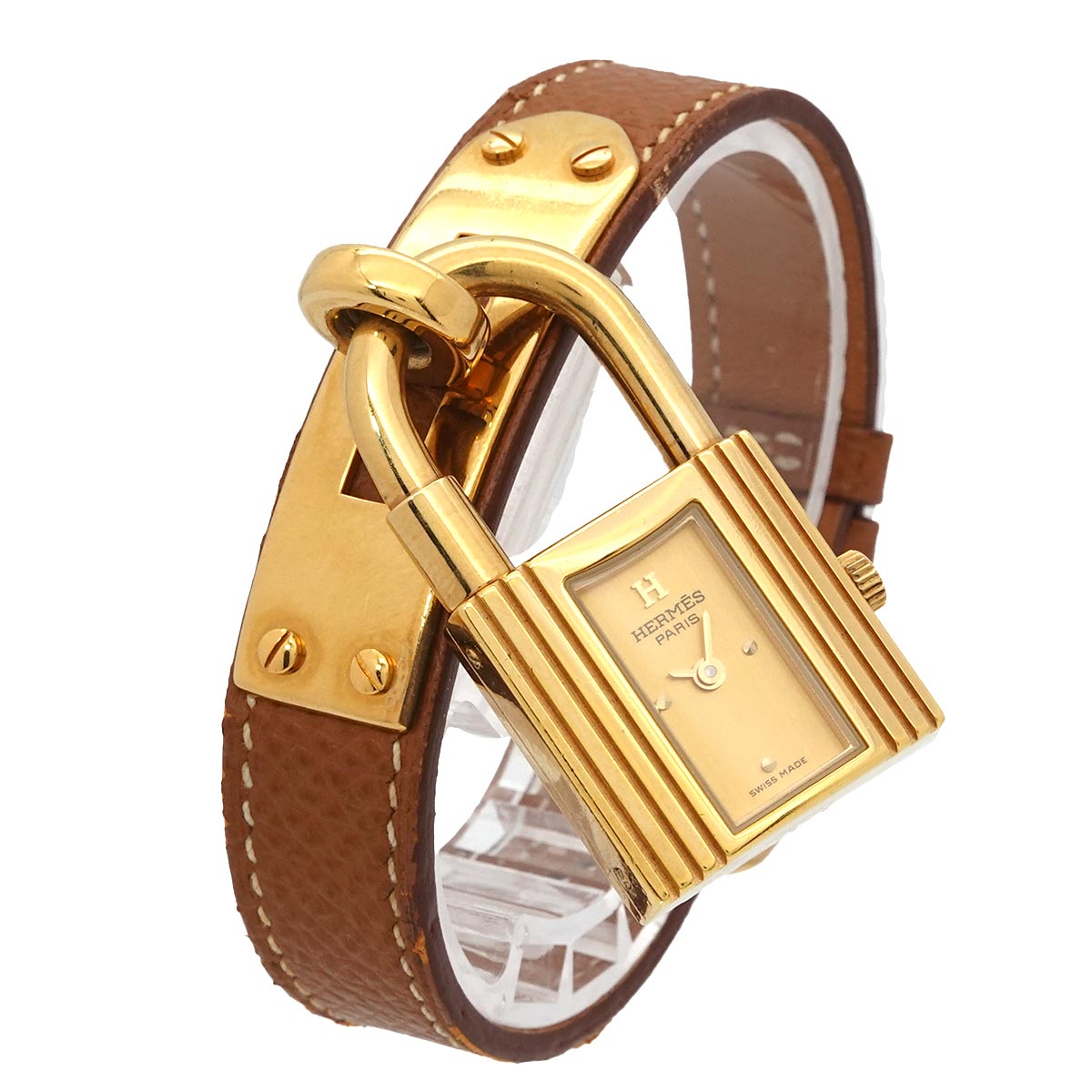 Kelly Watches Quartz Gold Dial Vintage Cadena Ladies Watch