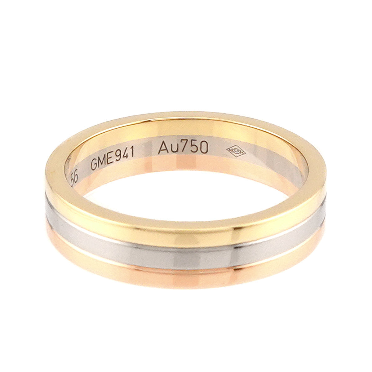 Vendome Ring 18K YG WG PG 750 size56 7.25-7.5(US)