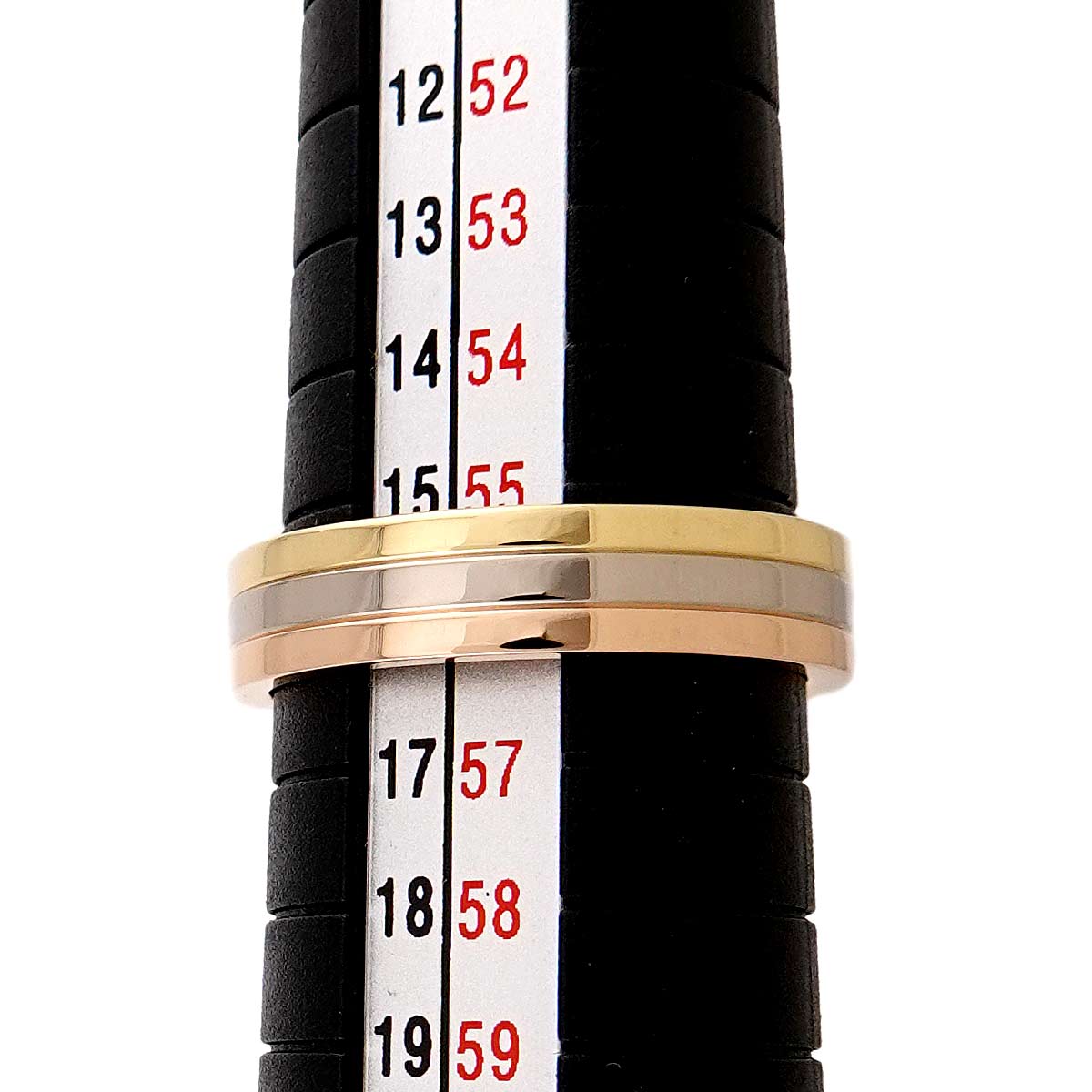 Vendome Ring 18K YG WG PG 750 size56 7.25-7.5(US)