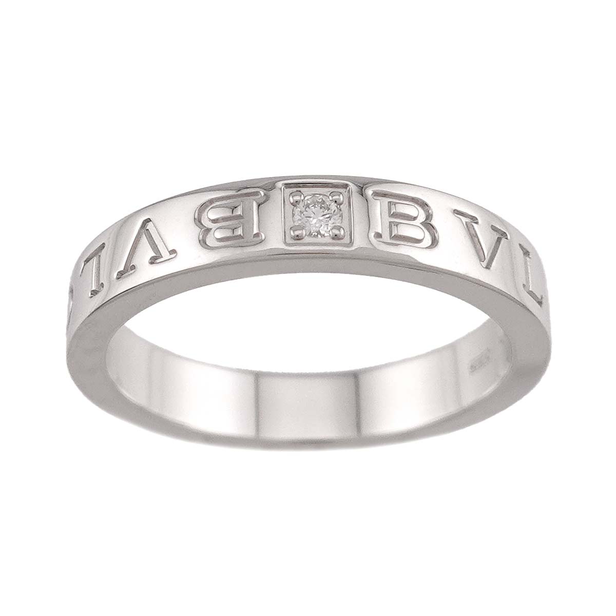 B-ZERO1 Diamond 1P Ring 18K WG 750 size8.25-8.75(US)