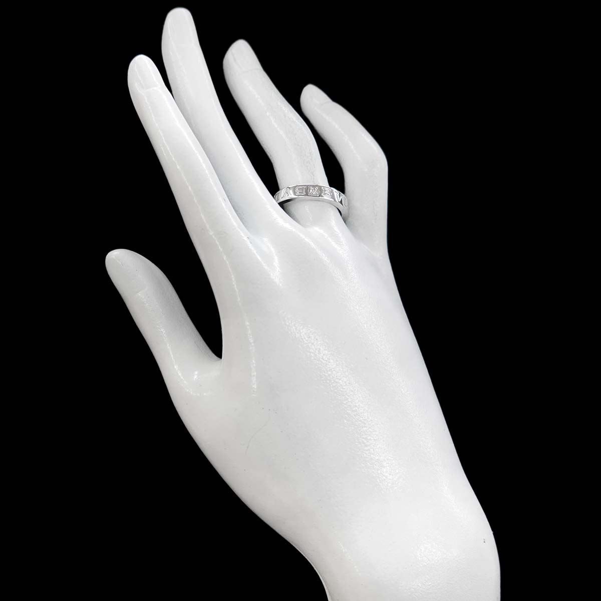 B-ZERO1 Diamond 1P Ring 18K WG 750 size8.25-8.75(US)