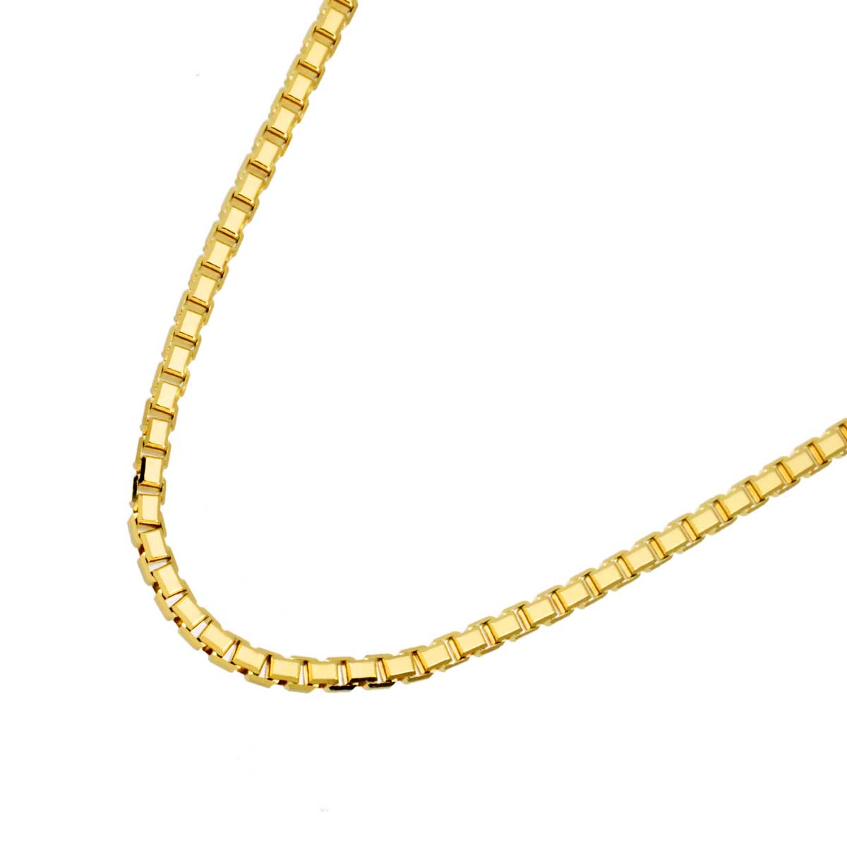 Venetian Necklace 18K K18 YG Yellow Gold 750