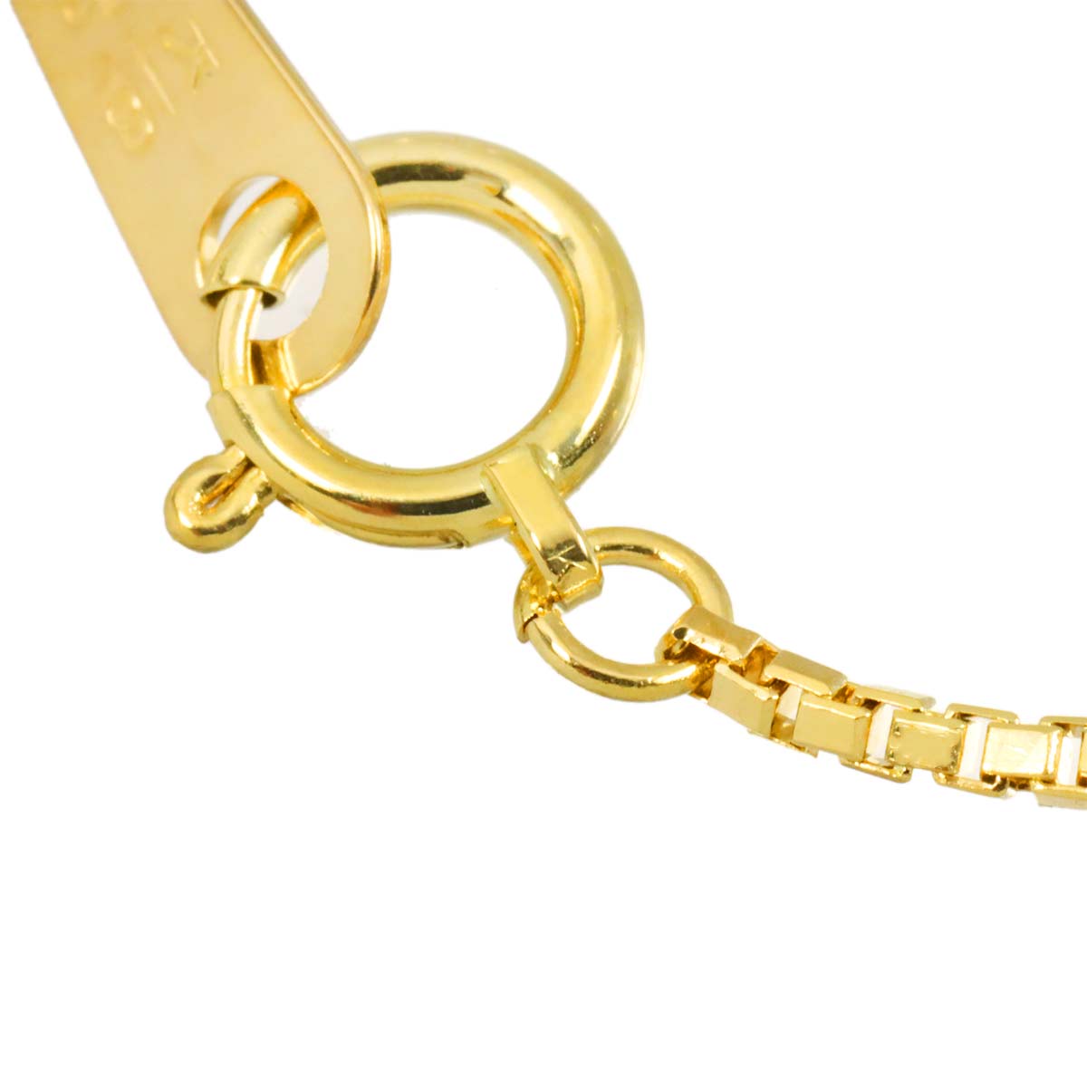 Venetian Necklace 18K K18 YG Yellow Gold 750