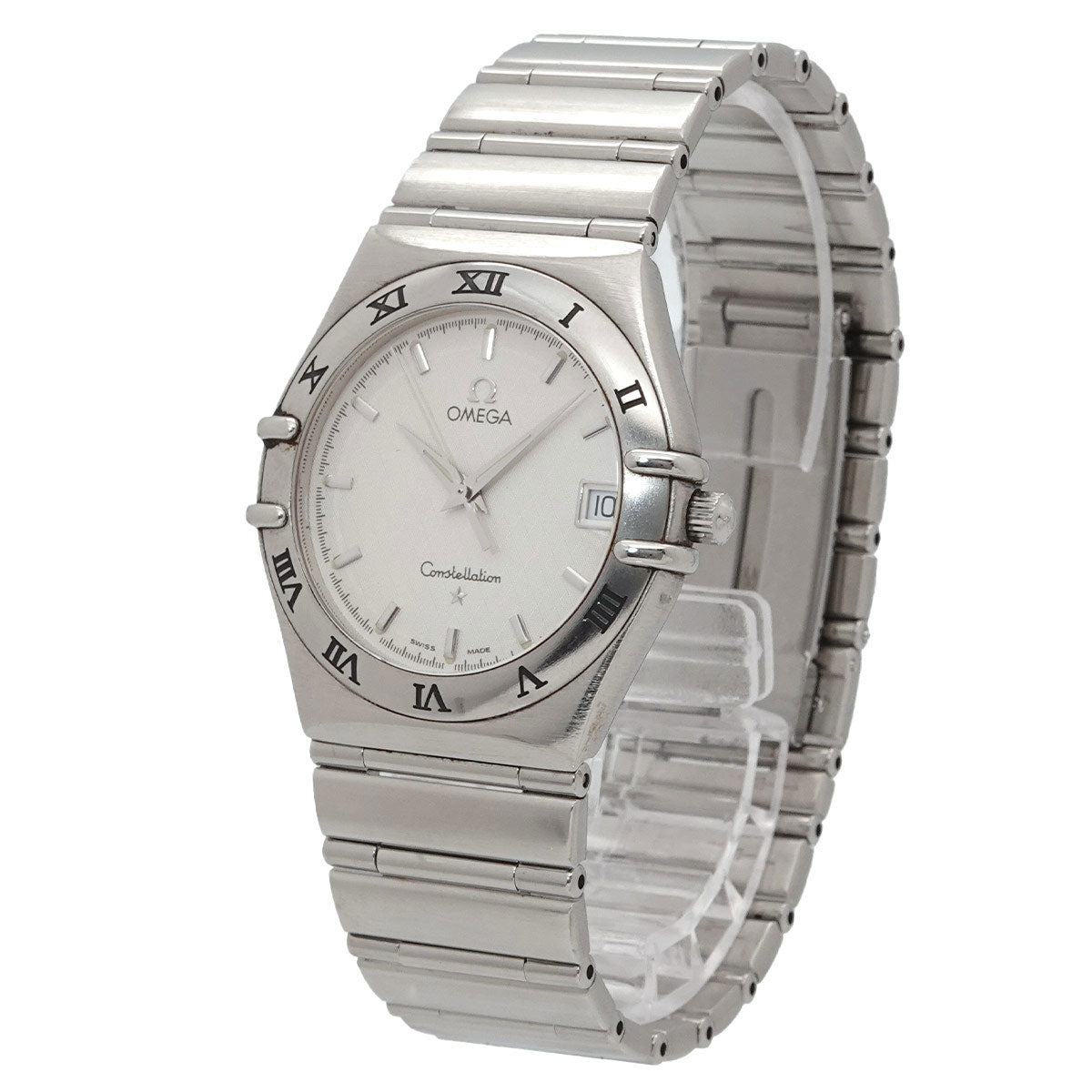 Constellation 1512 30 Quartz Date Silver Dial Mens Watch