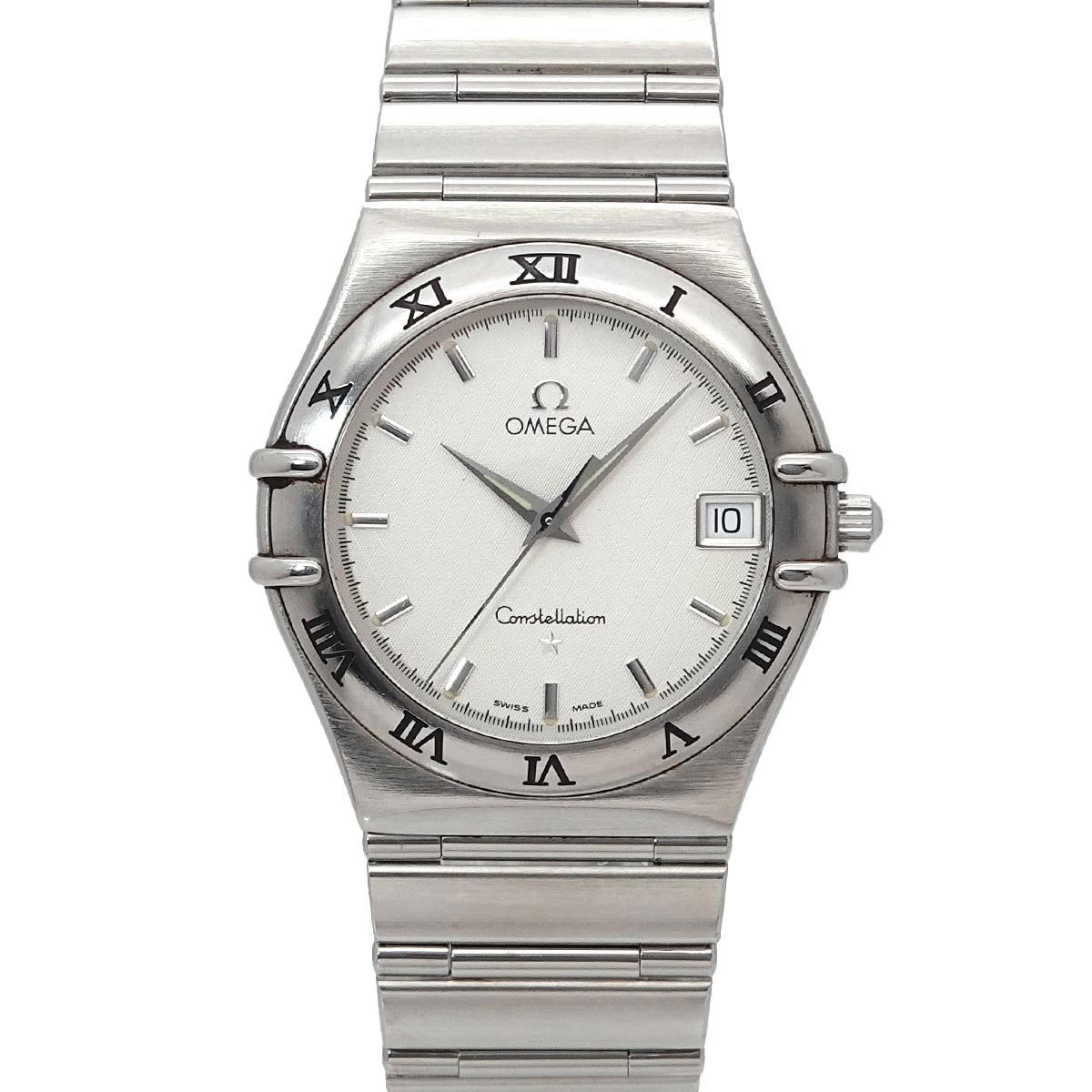 Constellation 1512 30 Quartz Date Silver Dial Mens Watch