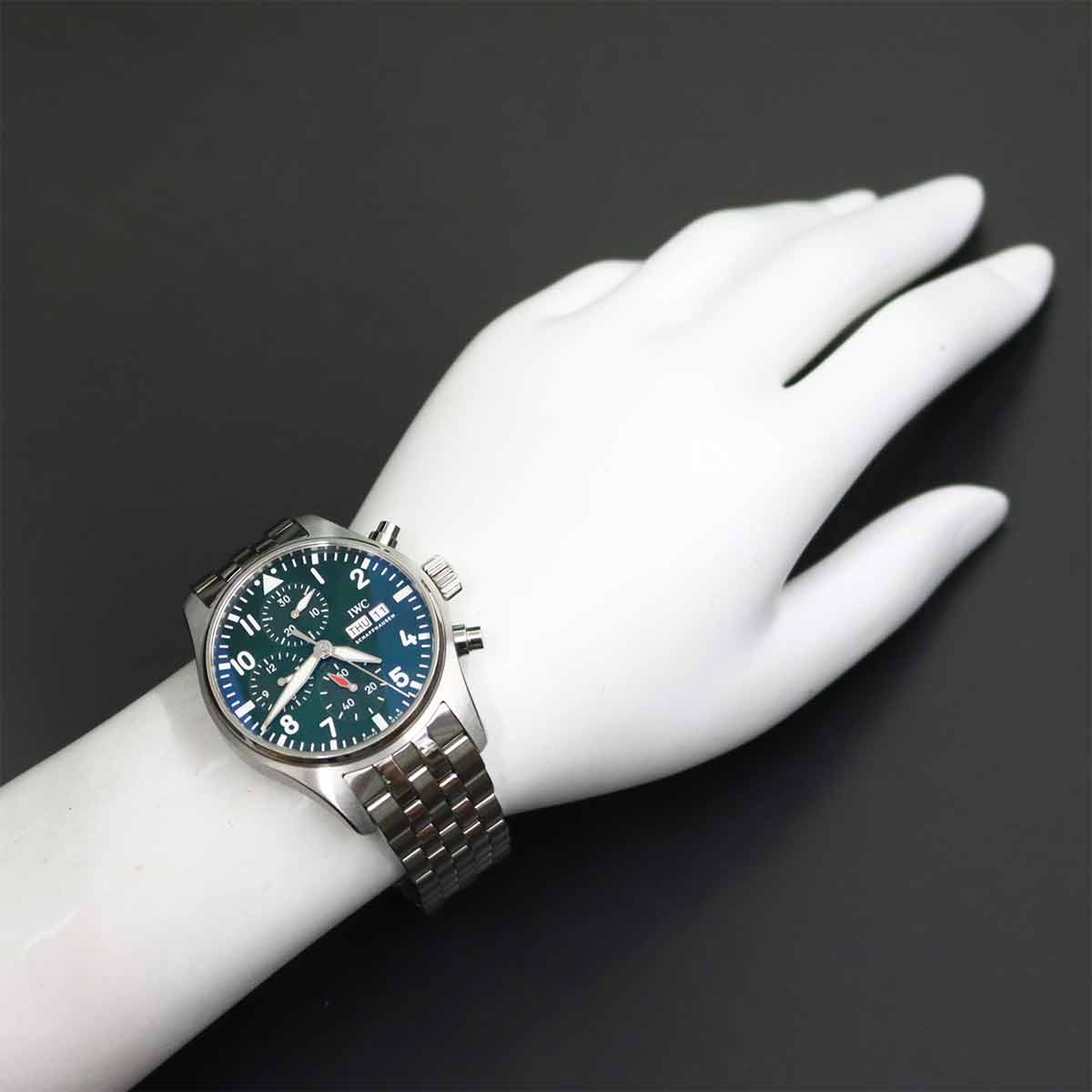 IWC Pilot Watch Chronograph 41 IW388104 Automatic Green Dial