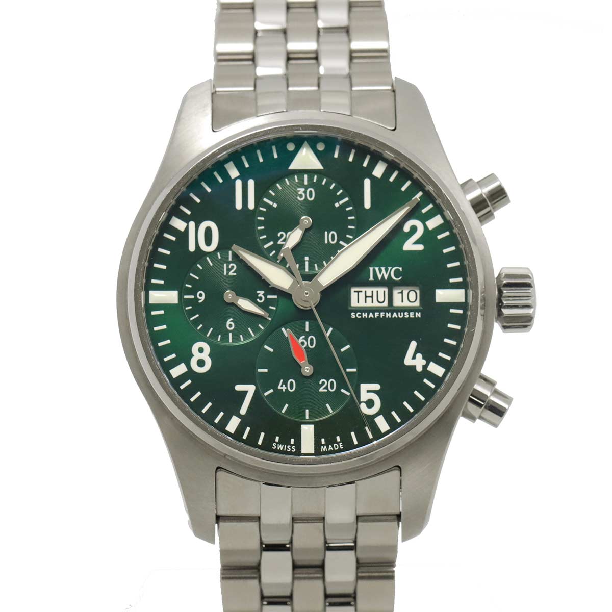 IWC Pilot Watch Chronograph 41 IW388104 Automatic Green Dial