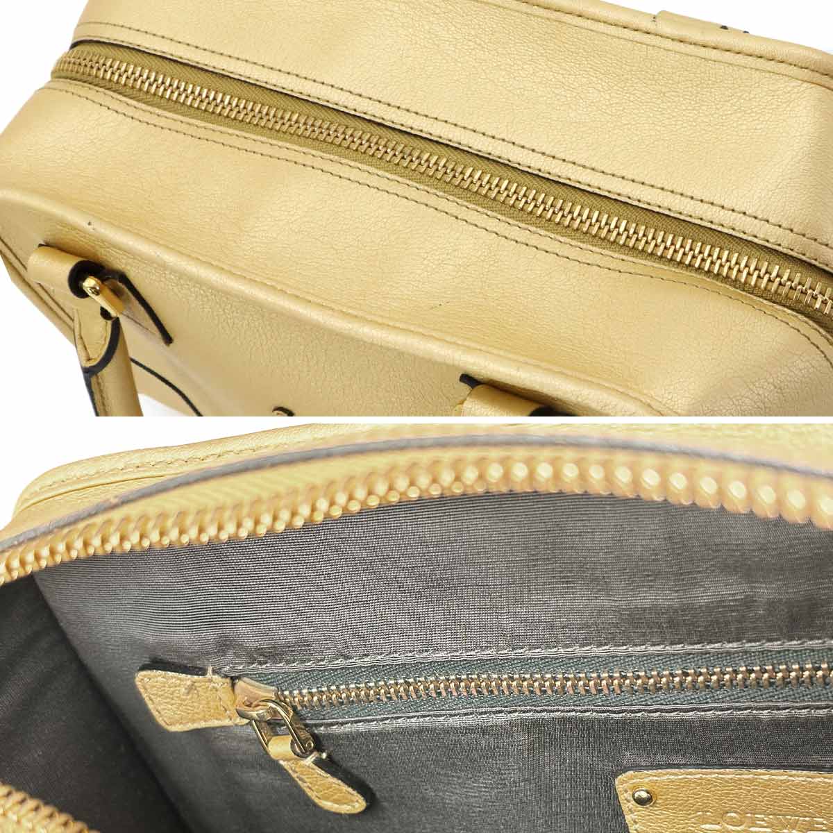 Amazona 28 Hand Bag Leather Gold 339.70.780