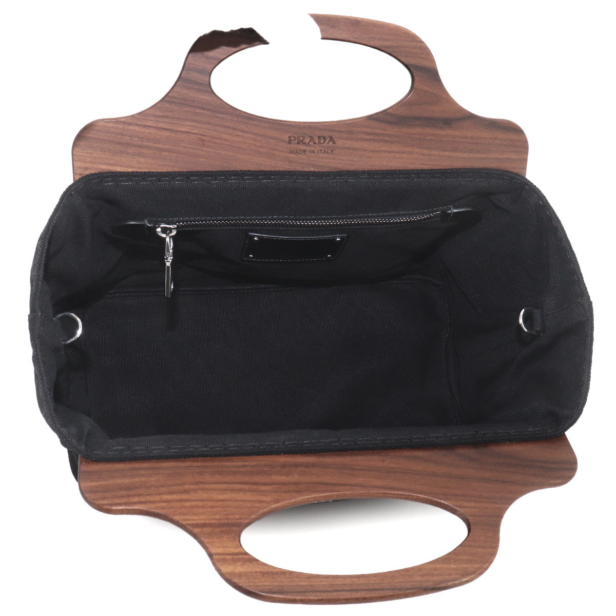 Canapa Hand Shoulder Bag Canvas Nero 1BG350 Black Purse