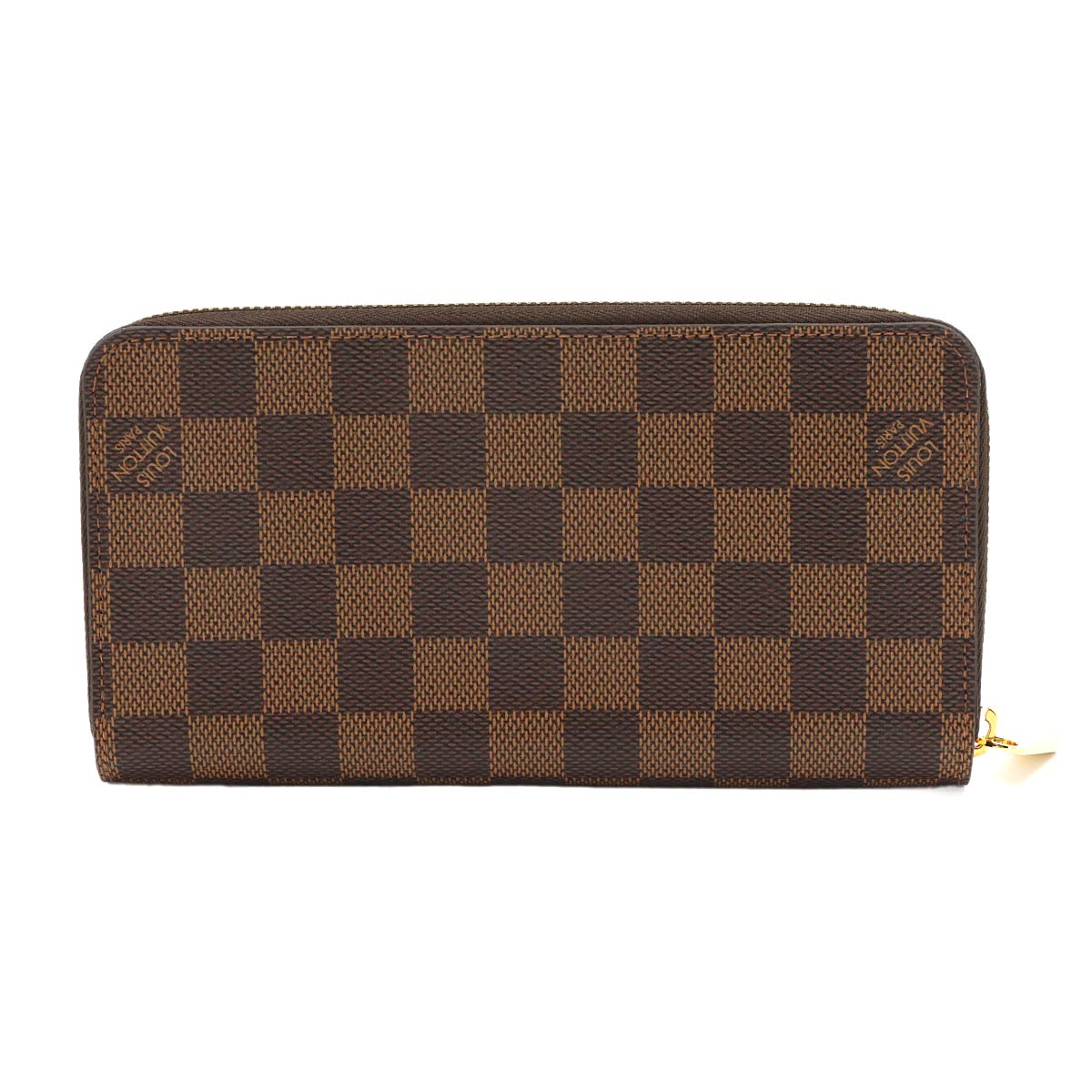 Damier Zippy Wallet Ebene Brown N41661