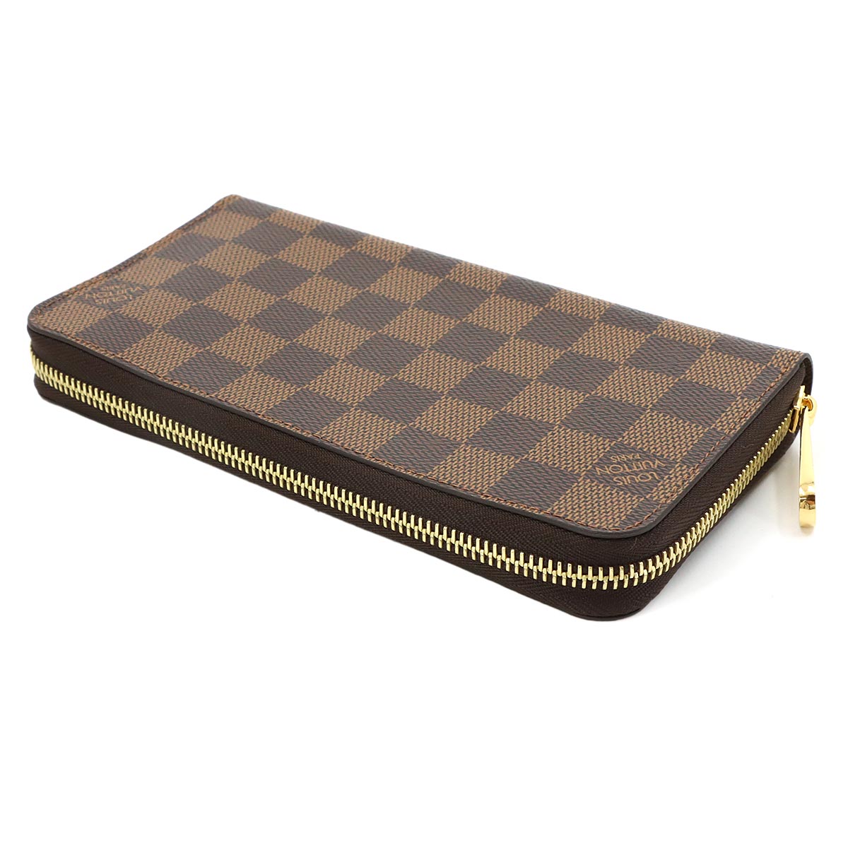 Damier Zippy Wallet Ebene Brown N41661