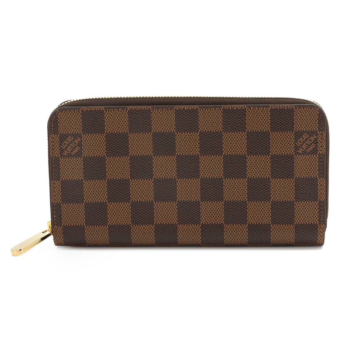 Damier Zippy Wallet Ebene Brown N41661