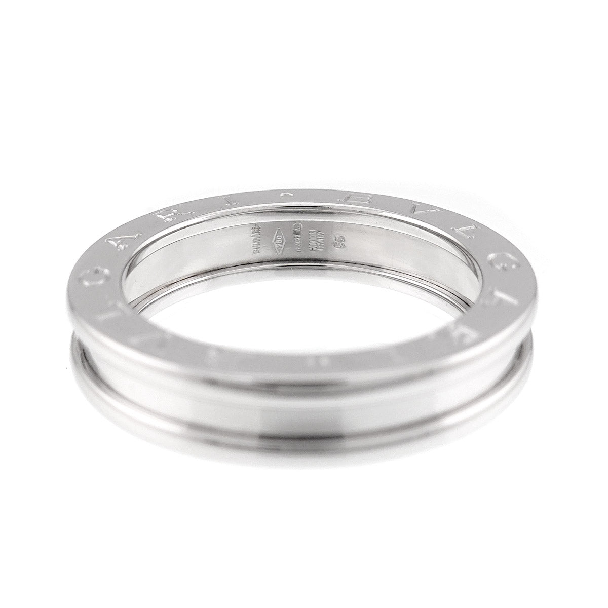 B-ZERO1 1Band Ring 18K White Gold 750 Size55 7.25(US)