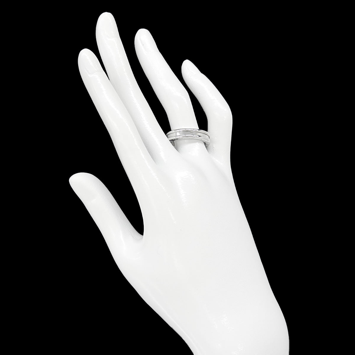 B-ZERO1 1Band Ring 18K White Gold 750 Size55 7.25(US)