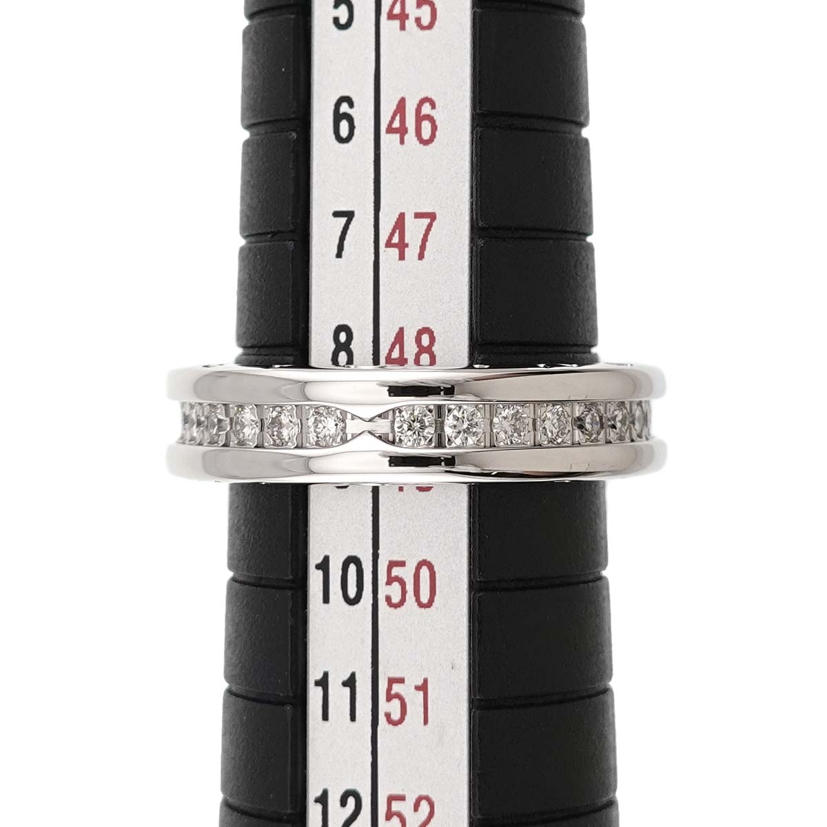 B-zero1 1Band Diamond Ring 18K WG 750 size49 4.5-4.75(US)