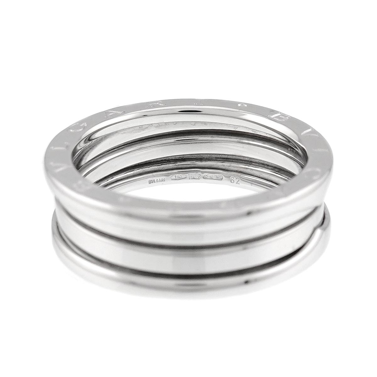 B-ZERO1 3Band Ring 18K White Gold 750 Size62 9.5(US)