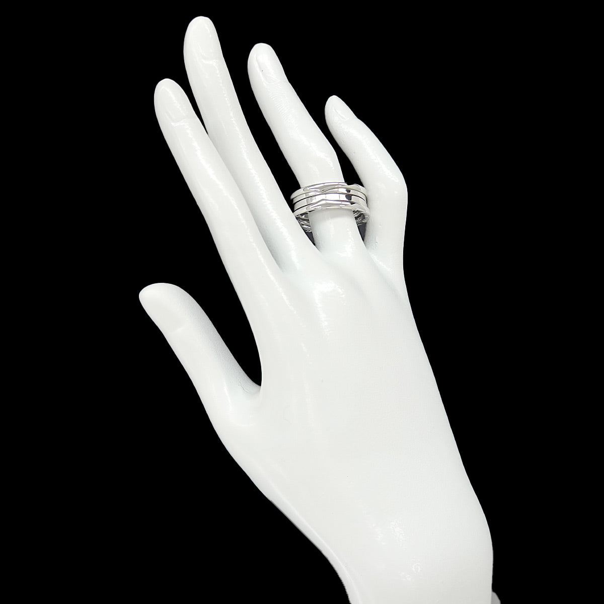 B-ZERO1 3Band Ring 18K White Gold 750 Size62 9.5(US)