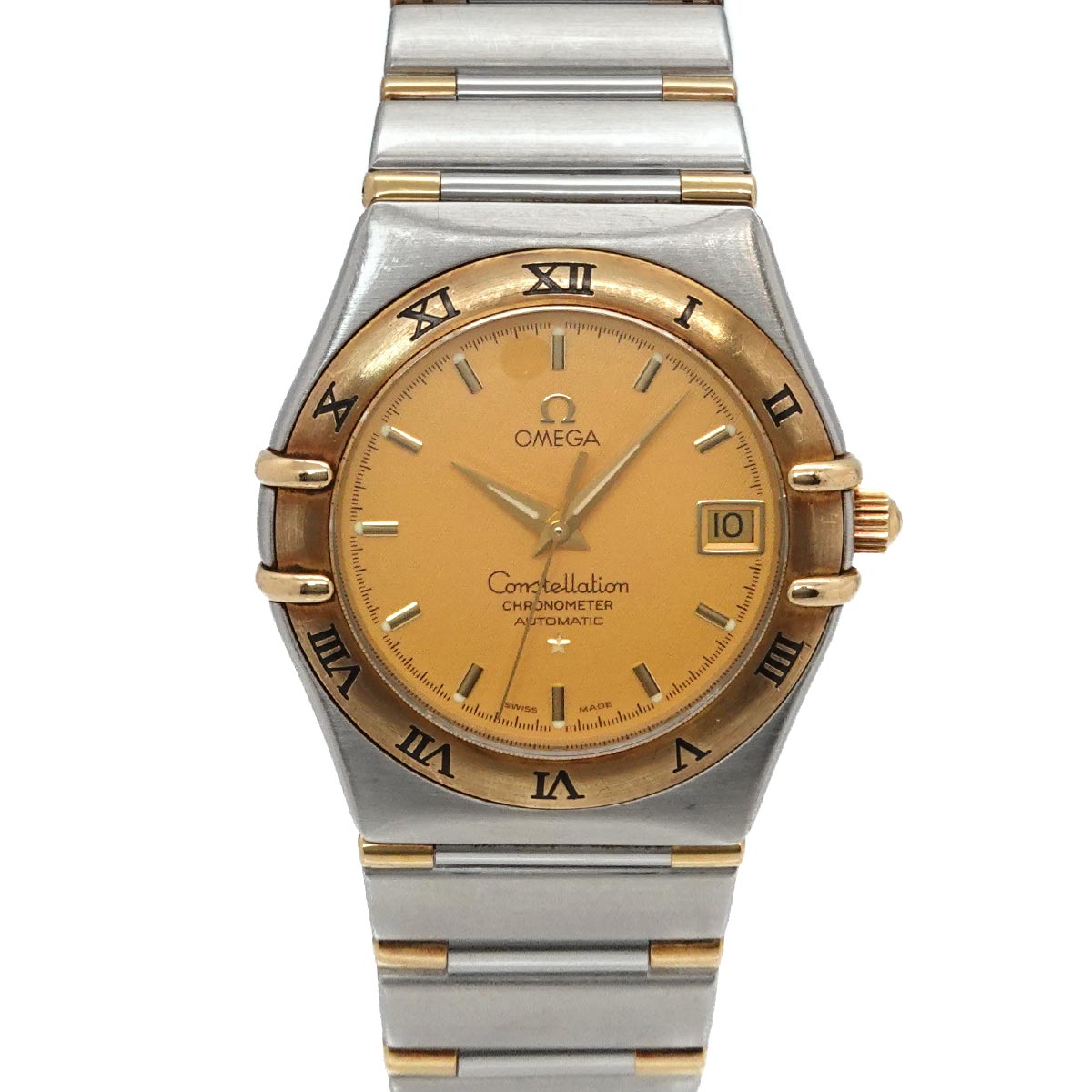 OMEGA Constellation 1202.10 K18YG Automatic Gold Dial Mens Watch
