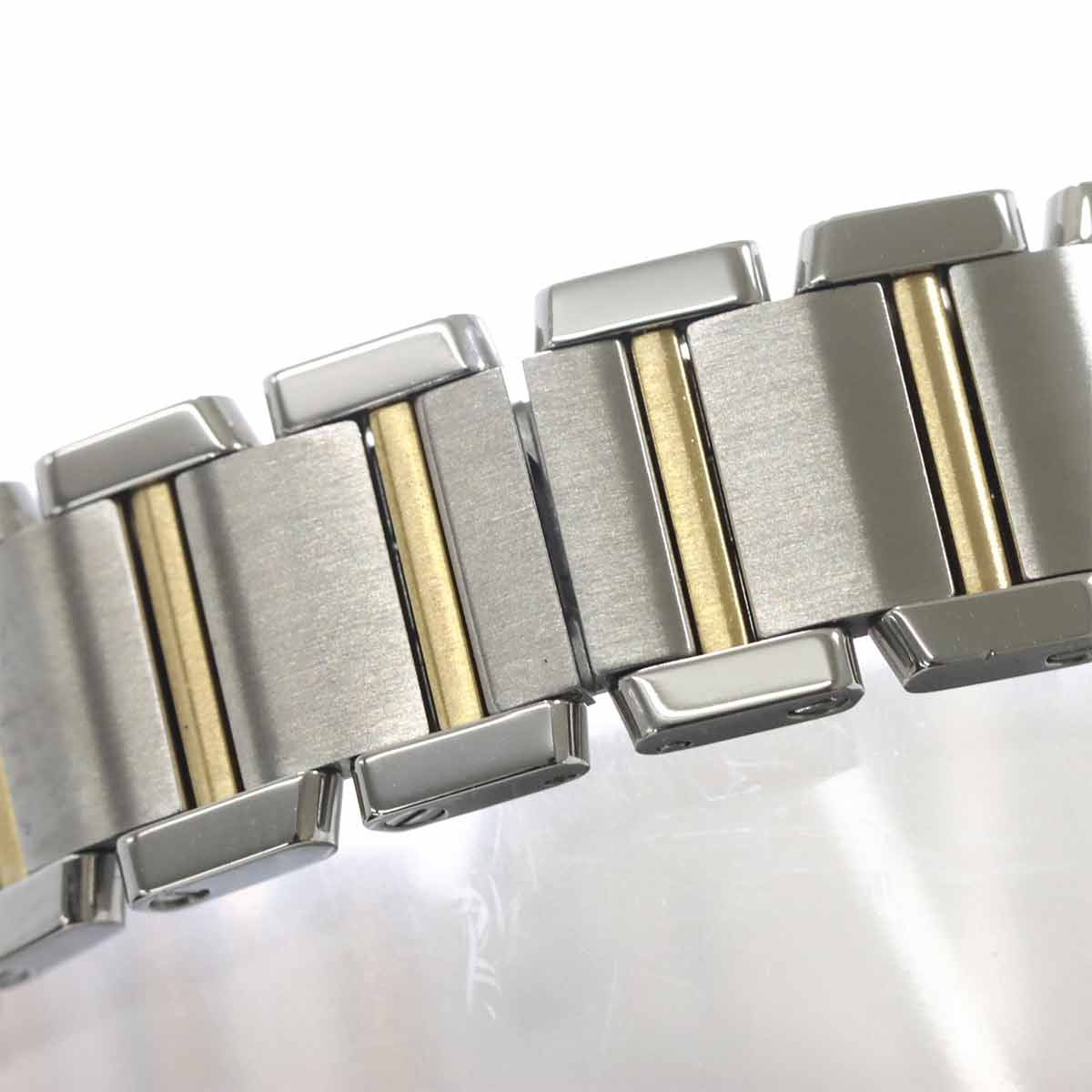 Tank Francaise SM W51007Q4 750 YG Quartz Cream Dial Ladies