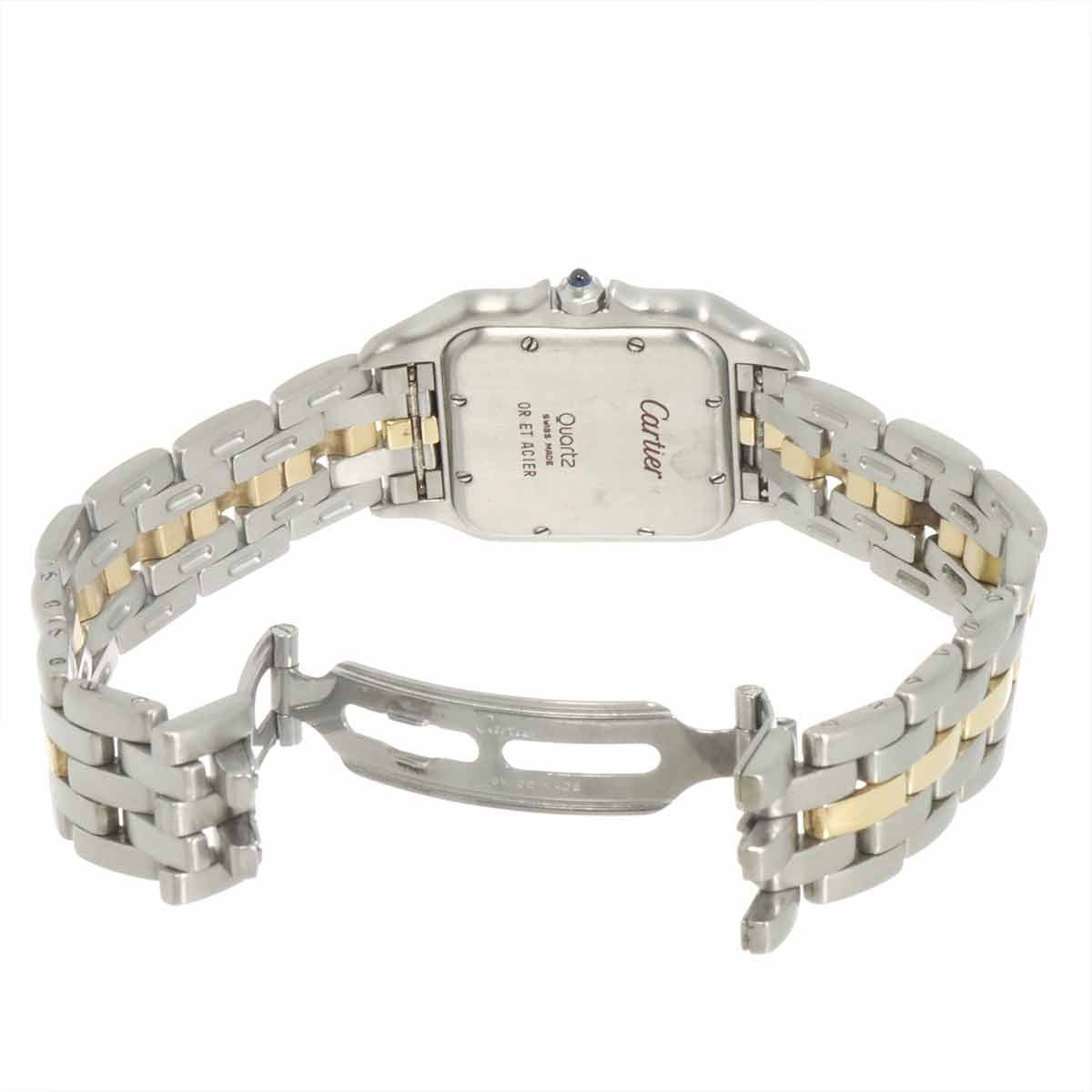 Panthere MM 1Row W25028B5 YG Quartz Date Cream Dial Boys