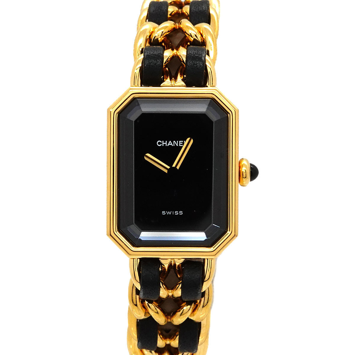Premiere Size S H0001 Vintage Quartz Black Dial Ladies Watch