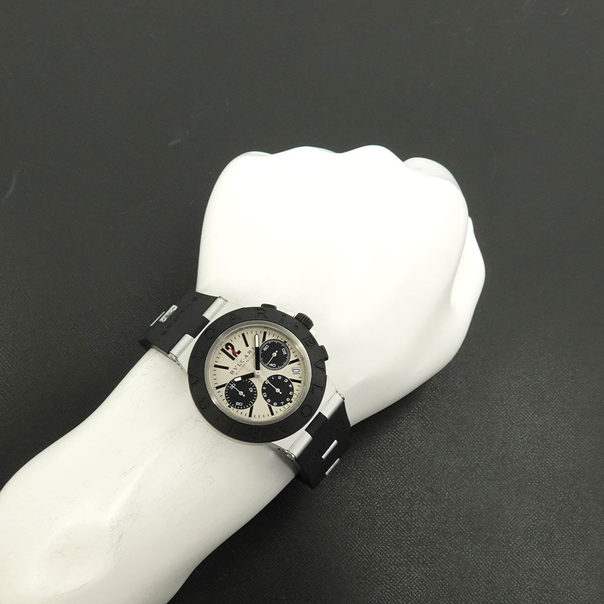 Aluminum BB40ATCH Chronograph Date Silver Black Dial Mens