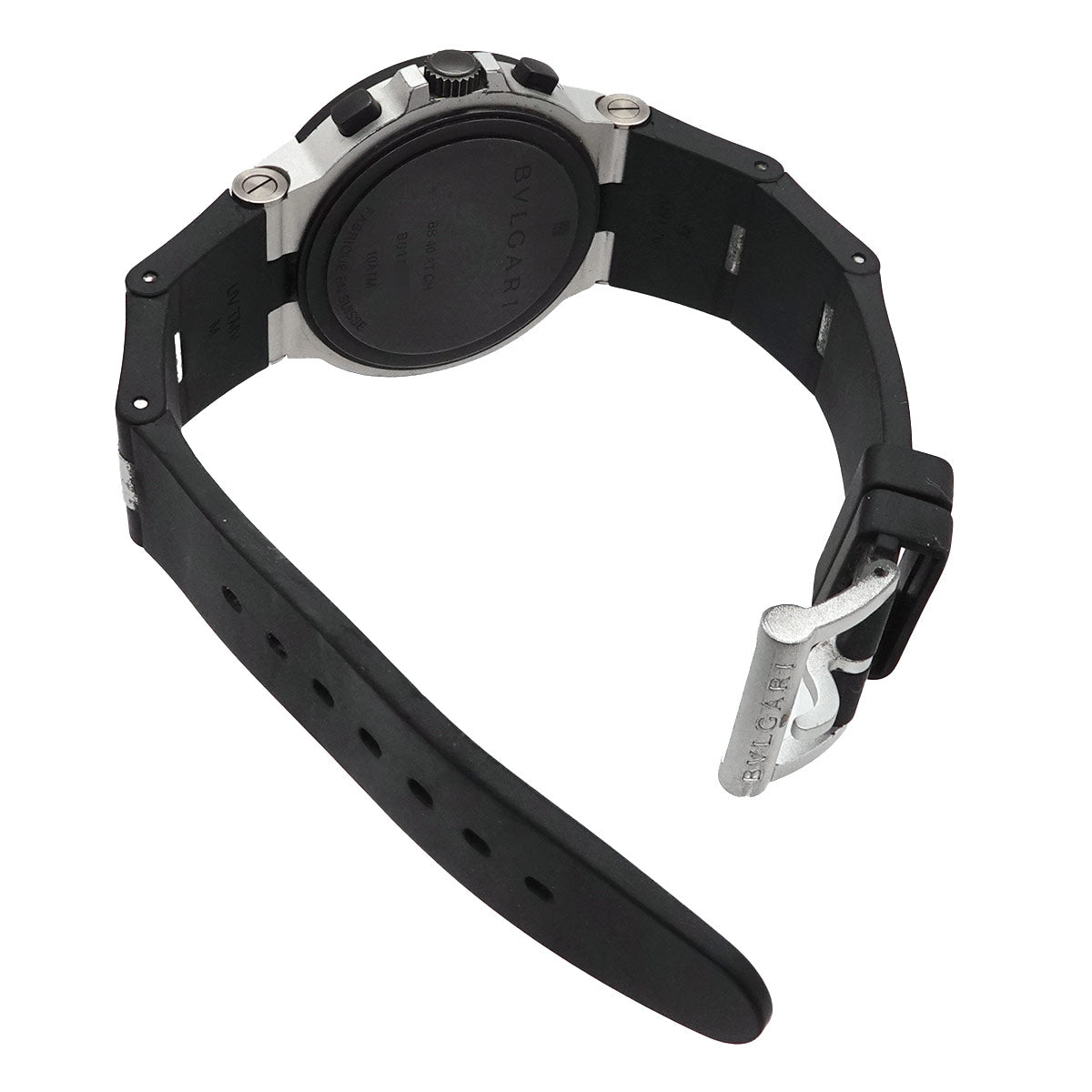 Aluminum BB40ATCH Chronograph Date Silver Black Dial Mens