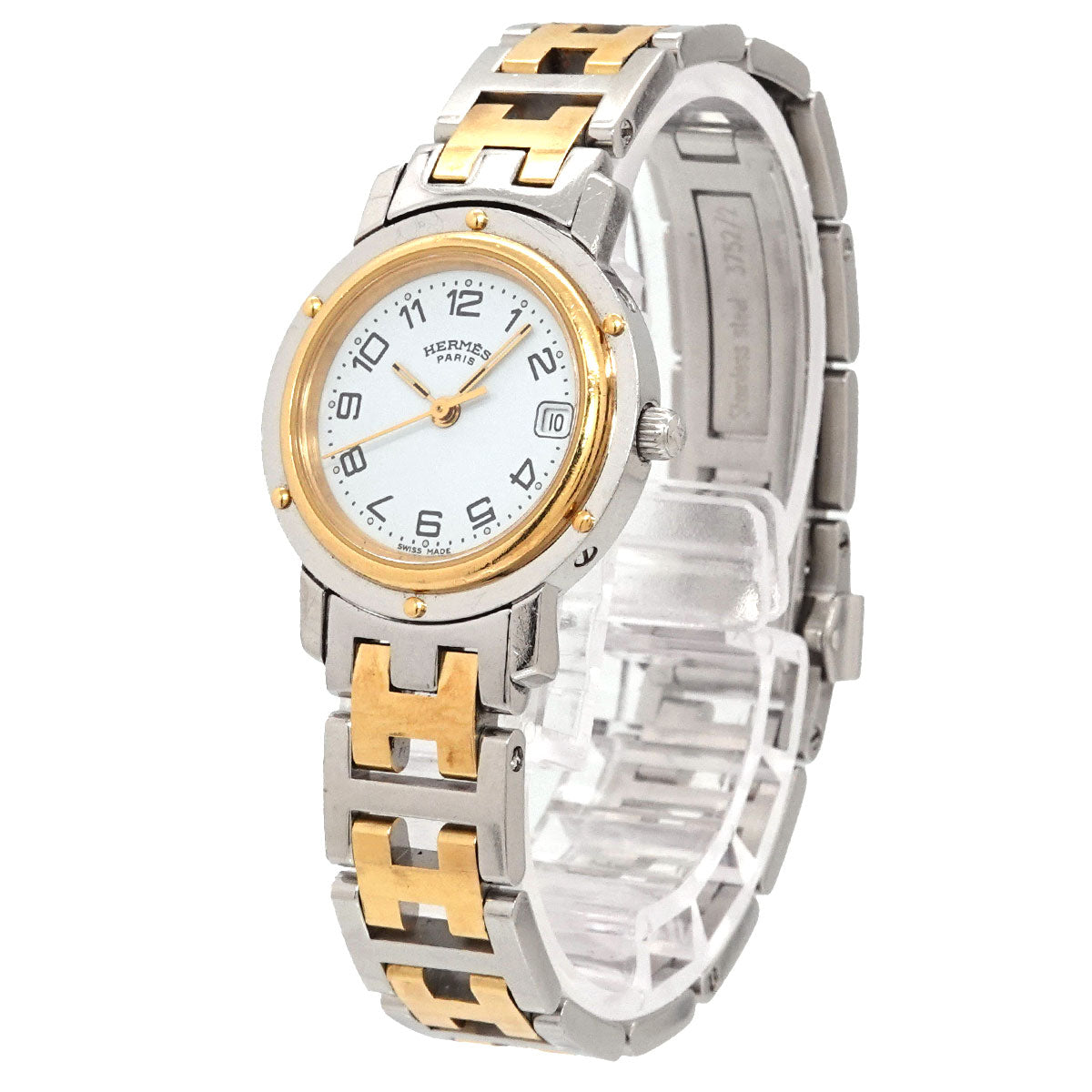 Clipper CL4 220 Quartz Date White Dial Ladies Watch